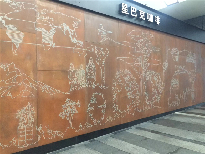 玉泉耐候钢幕墙